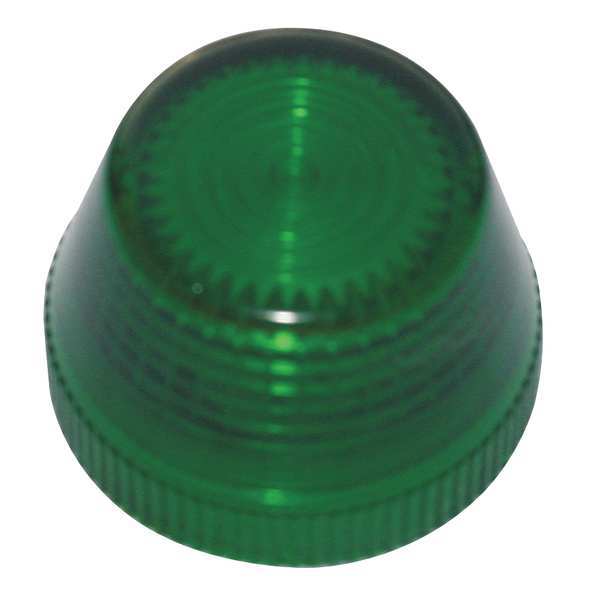 Pilot Light Lens, 30mm, Green, Plastic