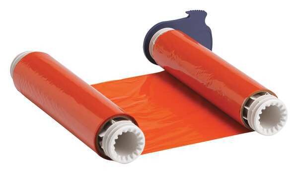 Ribbon, Orange, 8-4/5 In. W, 200 ft. L