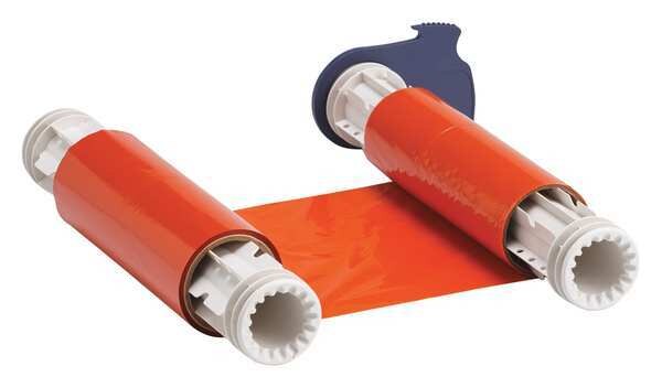 Ribbon, Orange, 6-1/4 In. W, 200 ft. L