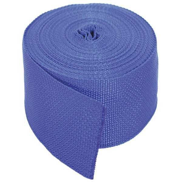 Bulk Webbing, 51 ft x 2 In, 900 lb, Color: Blue