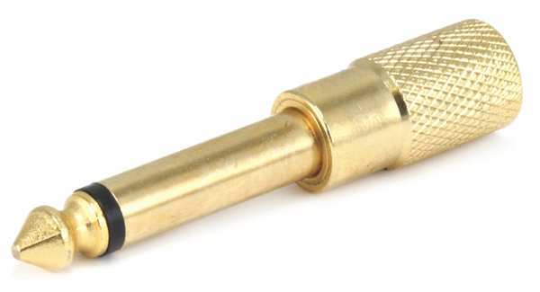 1/4Inch M Plug to 3.5mm S Jack, Metal
