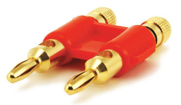 Banana Speaker Plugs, Dual-Gold
