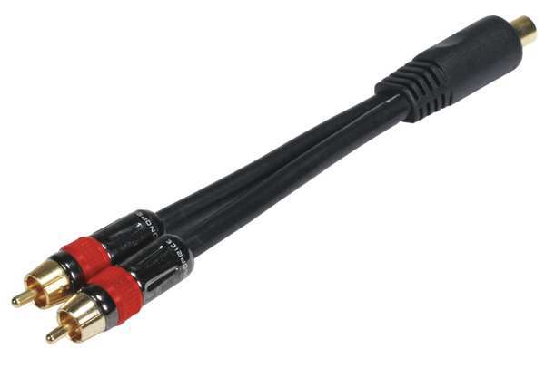 RCA(F) to RCA(M) Coaxial Splitter Adapter