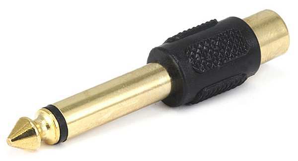 1/4Inch M Plug to RCA Jack Adapter