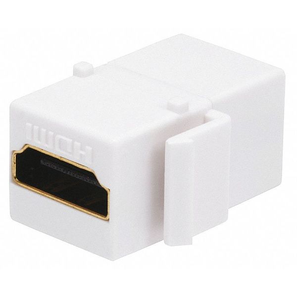 HDMI Coupler (F to F), Keystone, White