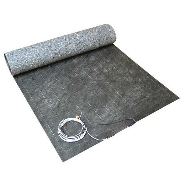 Electric Floor Heating Pad, 10 ft. L, 240V