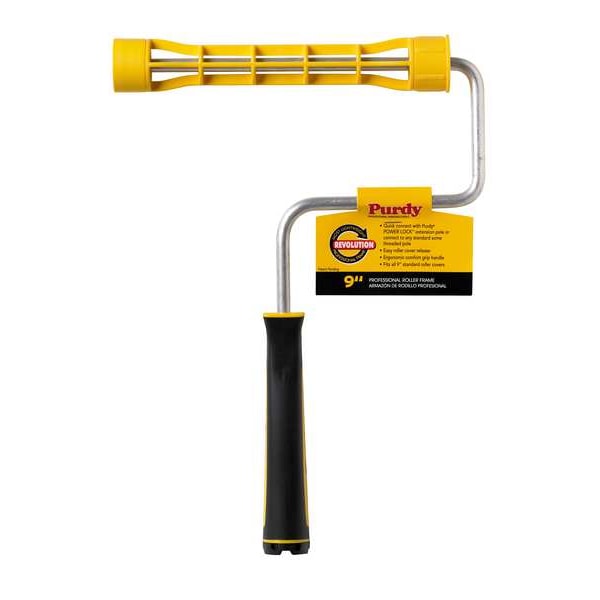 Paint Roller Frame, Cageless, Plastic Handle, 9