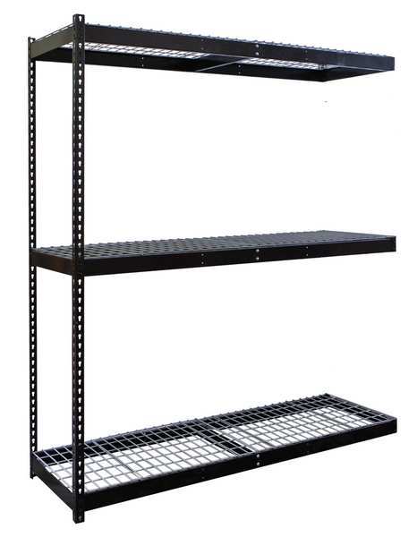 Boltless Shelving Add-On, 96x30, 3 Shelf