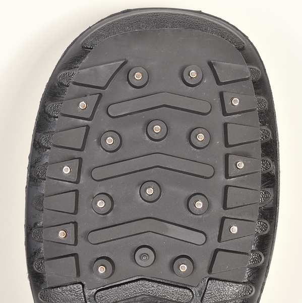 Ice Traction Overshoes, Rubber, 12.5-14, PR