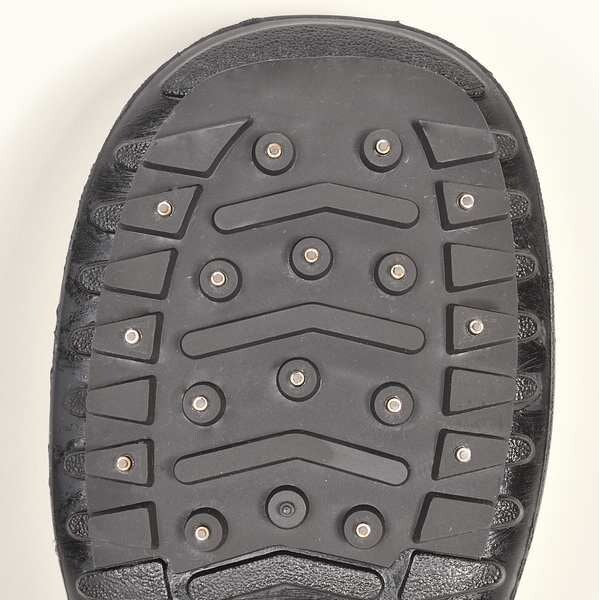 Ice Traction Overshoes, Rubber, 6.5-8, PR