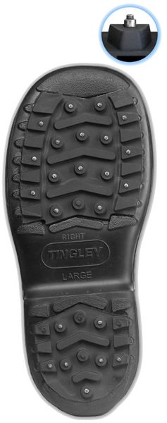 Ice Traction Overshoes, Rubber, 14-15.5, PR