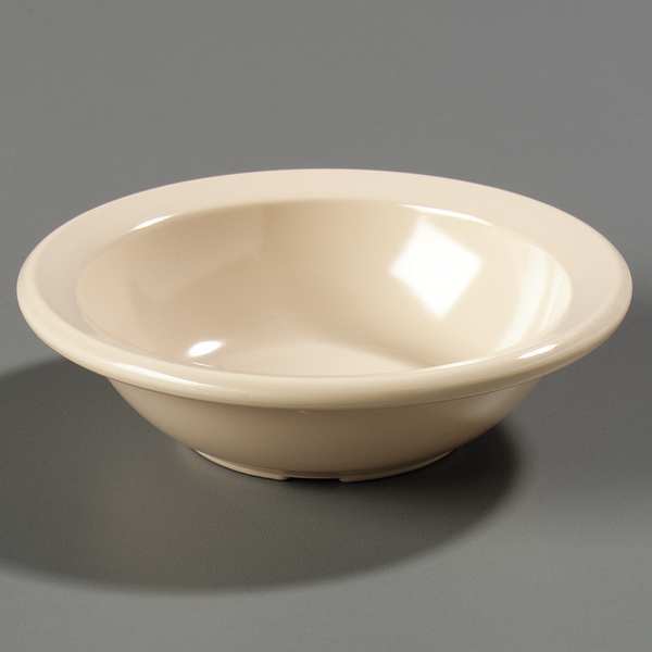 Rimmed Fruit Bowl, 4.4 oz., Melamine Tan PK48