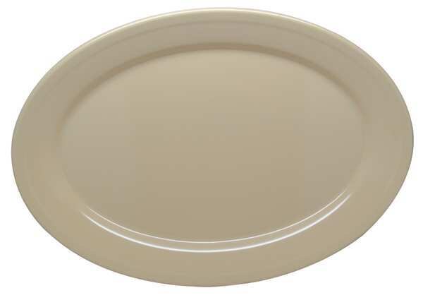 Oval Platter, 12 x 8-1/2, Tan, PK24