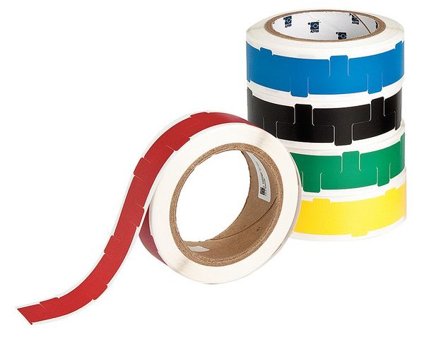 Corner Marking Tape, T, 1In W, 1In L, PK545
