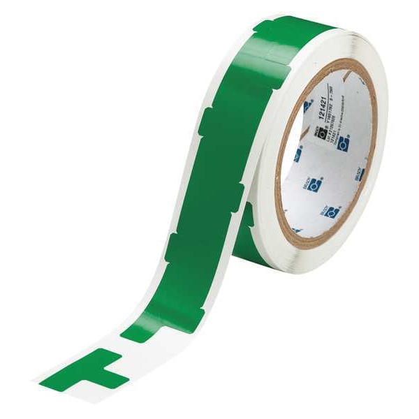 Corner Marking Tape, T, 1In W, 1In L, PK545