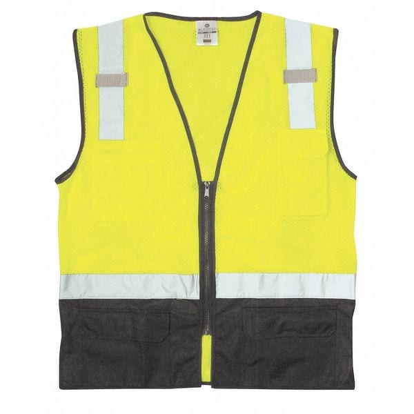 Vest, BlackBottom, Class 2, Lime, S-M