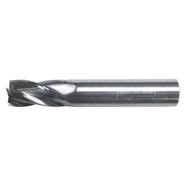 Carb End Mill, 3/4 In, 4FL, CC, Uncoated