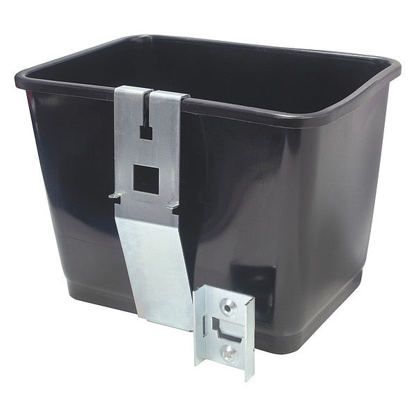 MALLORY Black Squeegee Bucket, Width: 8-1/2
