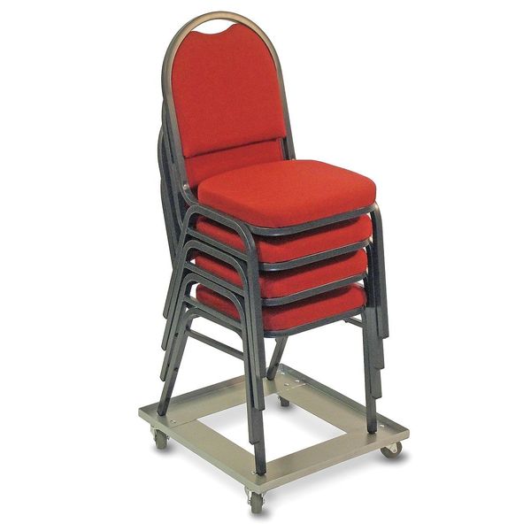 Stacked Chair Dolly, 200 lb. Load Capacity, Holds 12 Chairs