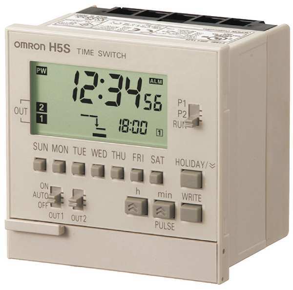 Electronic Timer, 365 Days, (2) SPST-NO