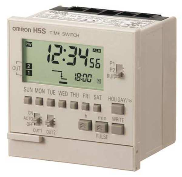 Electronic Timer, 365 Days, (2) SPST-NO