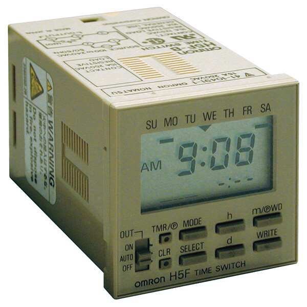 Electronic Timer, 7 Days, SPST-NO