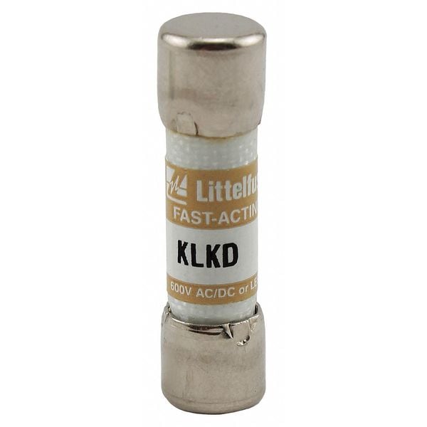 Fuse, Fast Acting, 5A, KLKD Series, 600VAC, 600VDC, 1-1/2