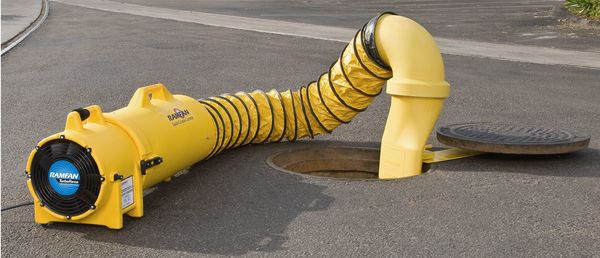 Manhole Entry System, 8 In, 1/3 HP