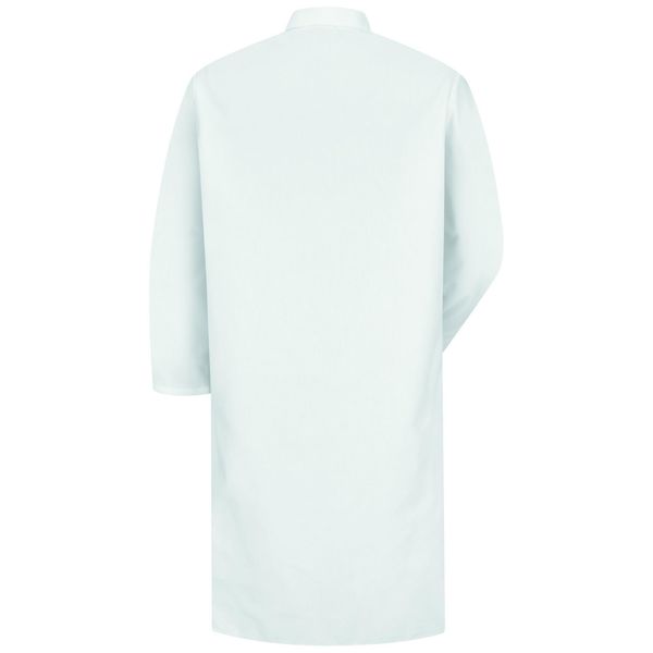 Unisex White Polyester Coat size L