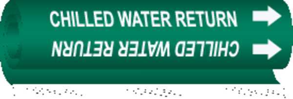 Pipe Marker, Chilled Water Return, Green, 5647-II