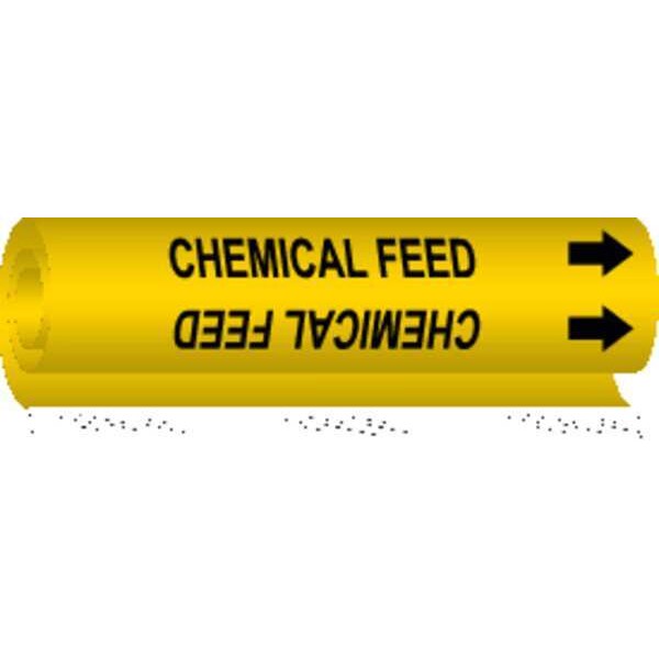 Pipe Markr, Chemical Feed, 2-1/2to7-7/8 In