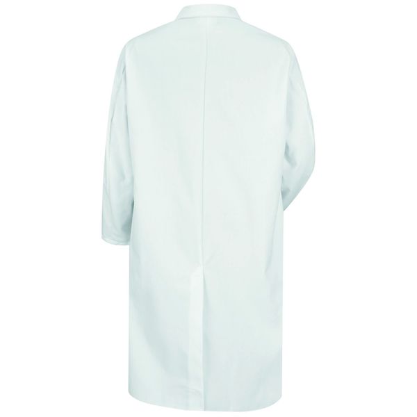 Unisex White Polyester/Cotton Coat size XL