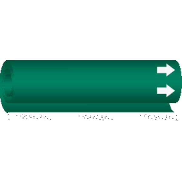 Pipe Marker, (Blank), Grn, 1-1/2 to2-3/8 In, 5601-I