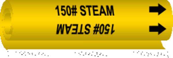 Pipe Marker, 150# Steam, Y, 1/2 to1-3/8 In
