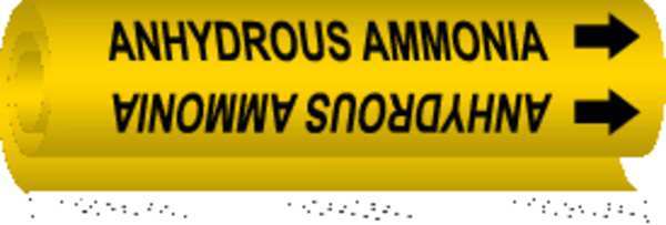 Pipe Mrkr, Anhydrous Ammonia, 1-1/2to2-3/8
