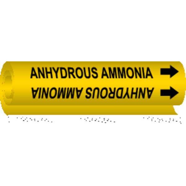 Pipe Mrkr, Anhydrous Ammonia, 2-1/2to7-7/8