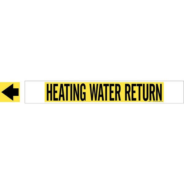 Pipe Mkr, Heating Water Return, 8In orGrtr