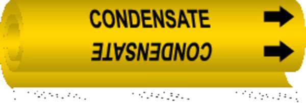 Pipe Marker, Condensate, Y, 2-1/2to7-7/8 In, 5662-II