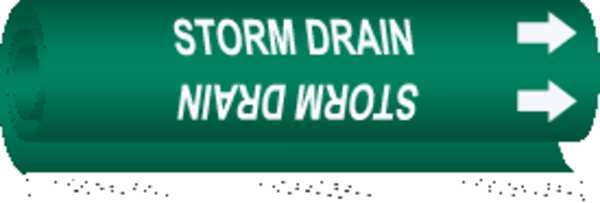 Pipe Marker, Storm Drain, 1-1/2to2-3/8 In, 5769-I