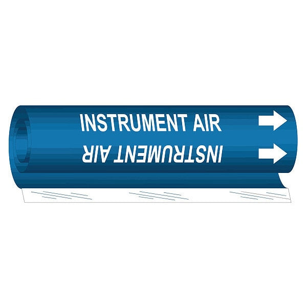 Pipe Mrkr, Instrument Air, 2-1/2to7-7/8 In