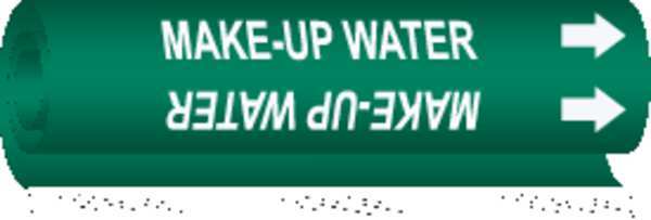 Pipe Mrkr, Make Up Water, 1-1/2to2-3/8 In, 5722-I