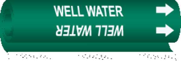 Pipe Markr, Well Water, Gn, 1-1/2to2-3/8 In, 5790-I