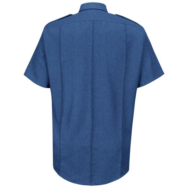 Sentry Shirt, SS, Blue, Neck 16-1/2 In.