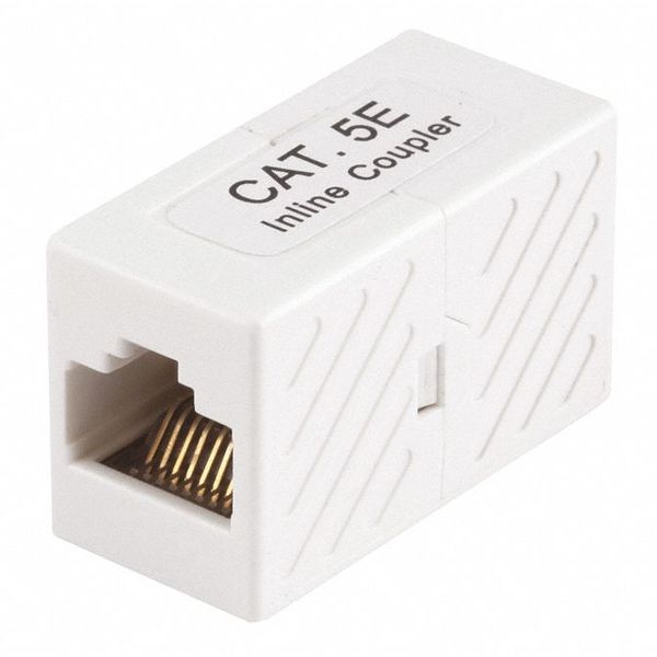 Cat5e, Inline Coupler, White