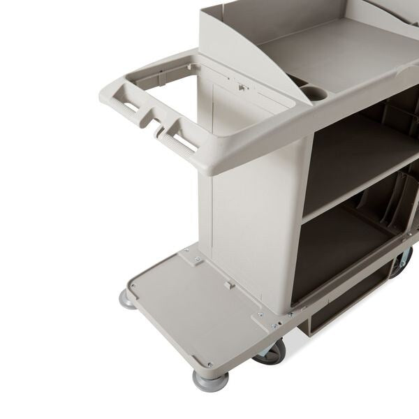 Housekeeping Cart, Gray, Polypropylene
