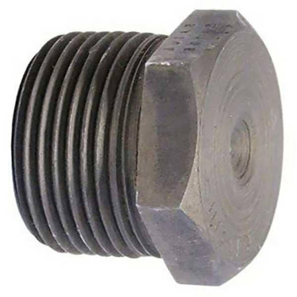 Hex Head Plug, Forged Steel, 1/2 in