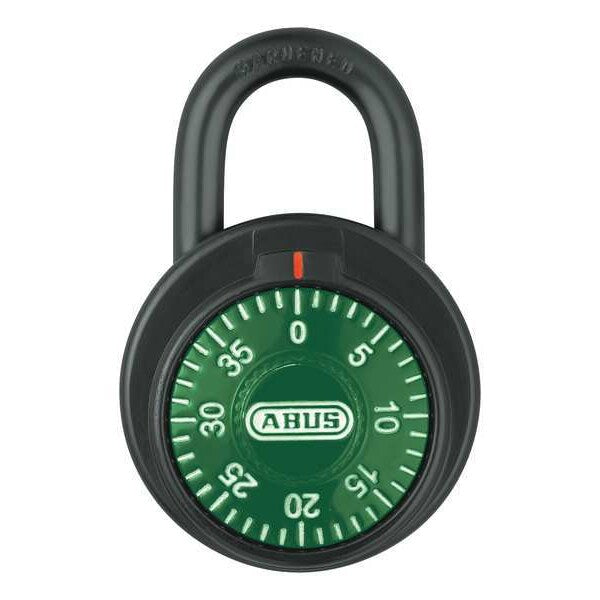 Combination Padlock, Front, Black/Silver