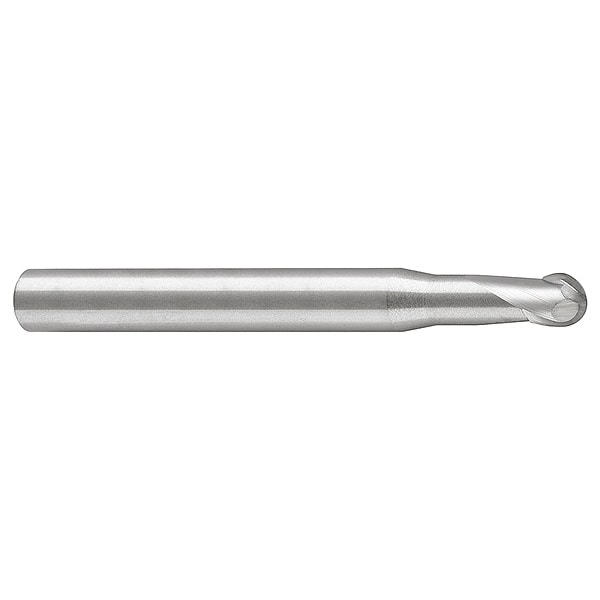 Carbide End Mill, 1.0 mm, Cut 1.0 mm, 2 FLT