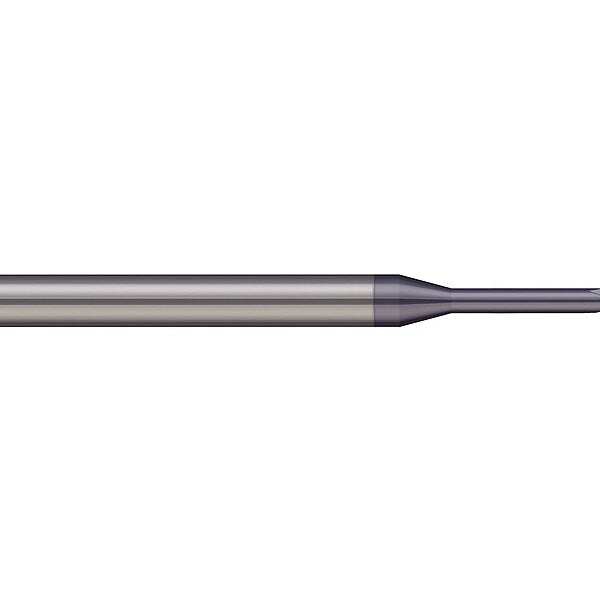 Carbide End Mill, 1.0 mm, Cut 1.0 mm, 2 FLT