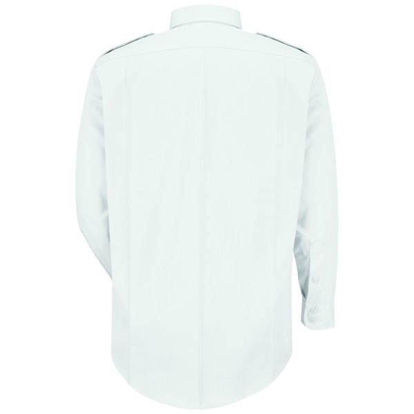 New Dimension Stretch Dress Shirt, White